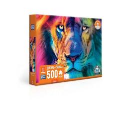 Quebra-Cabeça 500 Peças Leão - Toyster - Toyster Brinquedos