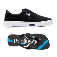 Kit 1 Tênis Casual E 1 Chinelo Polo Joy-Masculino