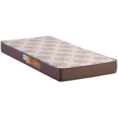Colchão Solteiro Espuma Pérola Brown D28 88x188x14cm Brown Colchões Polar