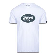 Camiseta Nfl New York Jets Branco Preto New Era