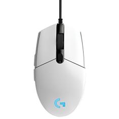 Logitech G Mouse para jogos com fio RGB Prodigy 203 – Branco