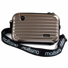 Bolsa Estojo Rígido Malíssima com Alça Transversal e de Mão