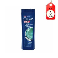 Kit C-03 Clear Men Anticaspa Limpeza Diária 2em1 Shampoo 400ml