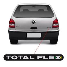Adesivo Total Flex Gol G3 Vw Emblema Traseiro Resinado - SPORTINOX
