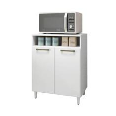 Balcão Multiuso Cozinha 2 Portas Paraná Móveis - MÓVEIS PARANÁ, Branco
