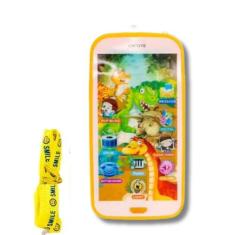 Celular Infantil Interativo Touch 3D Música luz Com Cordão - ArtBrink,