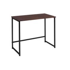 Escrivaninha Office Castanho Base Aço Preto 75x80x45 cm Daf