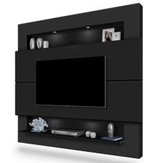 Painel para TV com Led Suspenso Milão Luapa suporta TV de ate 75 poleg
