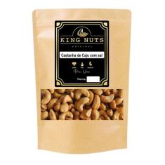 Castanha De  Caju Salgada E Torrada 1kg - KING NUTS
