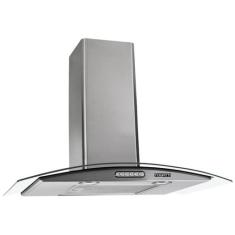 Coifa de Parede Vidro Curvo 70cm Fogatti Slim Inox 4 e 5 Bocas, 220V
