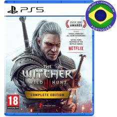 Game The Witcher 3 PS5 Mídia Física Totalmente em Português Edição Completa Playstation 5