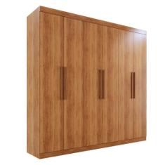 Guarda-roupa Casal 6 Portas 3 Gavetas Espanha - Mais Móveis, CINAMOMO