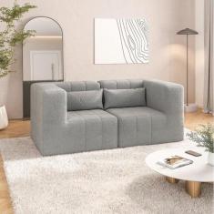 Sofá Modular 2 Lugares com Braços Laterais EasyBox CabeCasa MadeiraOri