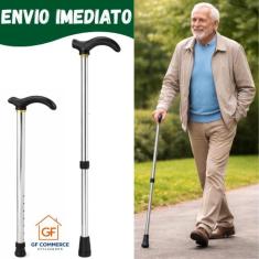 Bengala Idoso Alumínio Ortopédica Reforçada 6 Ajustes - Bwx