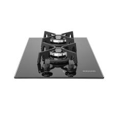 Cooktop Mesa De Vidro 2 Queimadores À Gás Suggar Preto FG2002FVP Bivol
