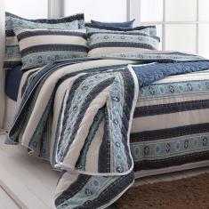 Jogo de Cama Casal Caleb 140 Fios Sultan Realce