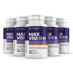 Max Vision 5x 60 Cáps. Luteína Zeaxantina Vitamina A C E Zn