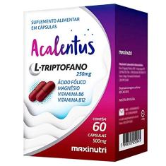 Acalentus L-Triptofano 60 Cápsulas de 250mg + Vitaminas e Minerais