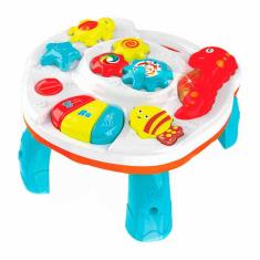 Mesa de Atividades Infantil - 2 em 1 - Mesinha Musical Piano - Braskit