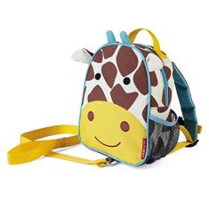 Mochila Guia Zoo Infantil Girafa com Alça de Segurança, Skip Hop, Amarelo
