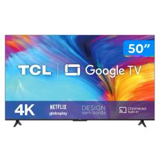 TV TCL 50 Polegadas 201D P635 LED Full HD 4K Google TV Bluetooth Wifi - Preto