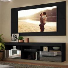 Painel TV 65" c/ Rack Suspenso e Espelho Flórida Multimóveis