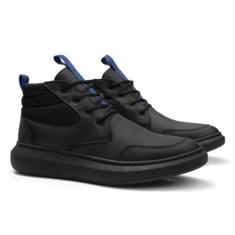 Tênis Masculino Sneakers Cano Médio Confortável Casual - Navit Shoes, 