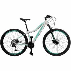 Bicicleta Aro 29 Cripto 24 Marchas Shimano Freio Hidraulico, Branco, V