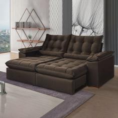 Sofá Retrátil e Reclinável 2 Lugares 200cm Dubai
