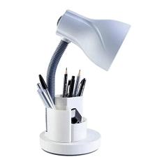 Luminária de Mesa Spiralle Branco Porta Lápis E27 Bivolt Startec