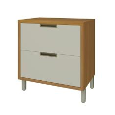 Balcão Para Cozinha 1 Porta 1 Gaveta Imperatriz Nesher Móveis Freijó/off White