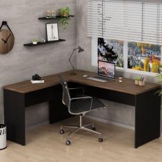 Escrivaninha Mesa Escritório em L 160x150cm - Netmobil