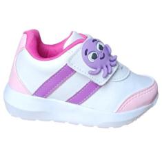 Tênis infantil Menina sapatinho calçado criança Botinha dia - La Via, 