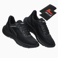 Tênis Masculino Esportivo Academia Caminhada Treino Corrida Super Leve Macio-Masculino