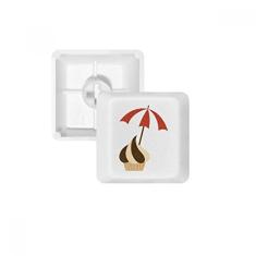 Kit de atualização para jogos com teclado mecânico PBT da Sunshade Chocolate e sorvete