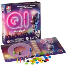 Jogo de Tabuleiro Perguntas e Respostas QI Musical Estrela
