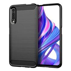 NEKOYA Capa para Huawei Honor 9X Pro, sensação macia, proteção total, anti-arranhões e impressões digitais + capa para celular resistente a arranhões para Huawei Honor 9X Pro preta