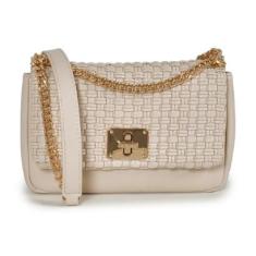Bolsa Tramada Via Marte Crossbody Tiracolo Alça Ajustável Puffer B1-158-Feminino
