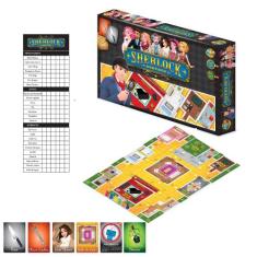 Jogo De Tabuleiro Sherlock Um Jogo De Detetive Suspense e Mistérios  -