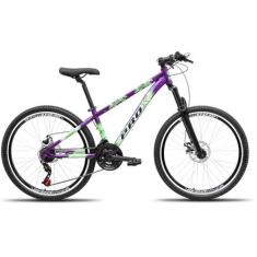 Bike PRO X Aro 26 Freeride Tipo Viking 18V Freio a Disco - PRO-X, Roxo