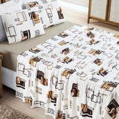 Jogo lençol Casal Malha Milly 4pç 100% Algodão - Avela - Lilly Home En