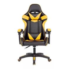 Cadeira Gamer Reclinável Conforto Ergonômica Apoio de Braço e Lombar -