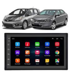 Kit Central Multimídia Android Fit 2004 A 2012 City 2009 A 2014 7 Pole