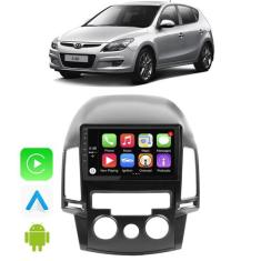 Kit Multimidia Android Carplay Hyundai I30 2009 a 2012 9 Pol + Câmera 