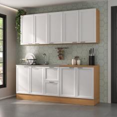 Cozinha Compacta 4 Peças 2 Aéreos 2 Balcões Soho CabeCasa MadeiraOrigi