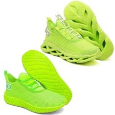Tênis Esportivo Academia Para Treino - 2 Pares-Masculino