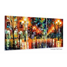 Quadro Decorativo Pintura Color 3 peças 120x60