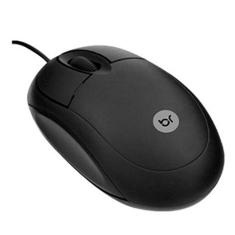 Mouse Usb Bright Standard 0106 800dpi Preto com Fio Simples