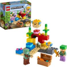 Lego Minecraft O Recife De Coral 21164