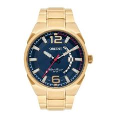 Relógio Orient Masculino Analógico Dourado Mgss1159 D2kx